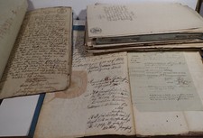 Large Bundle 1752-1908 Manuscripts, Family Bergmann in Hattingen, ~ 1.5 kg