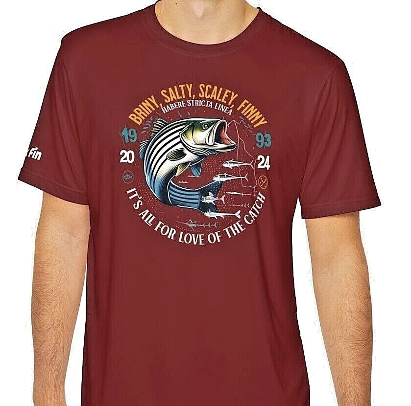 Lightweight Moisture Wicking Short Sleeve Fishing T-Shirt By Kick Fin Sportswear
