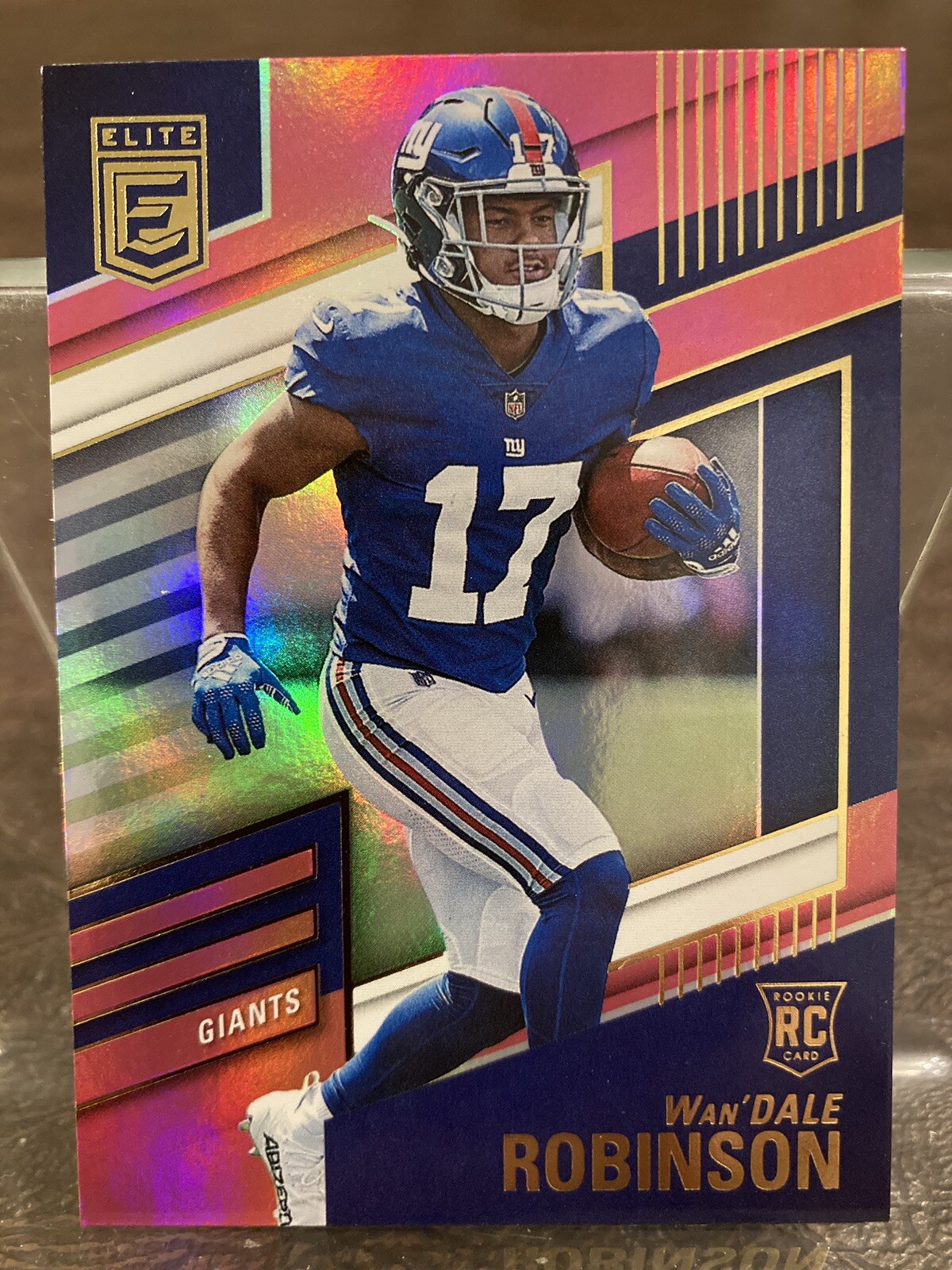 2022 Donruss Elite Wan’dale Robinson Pink Parallel Rookie RC #153 Giants