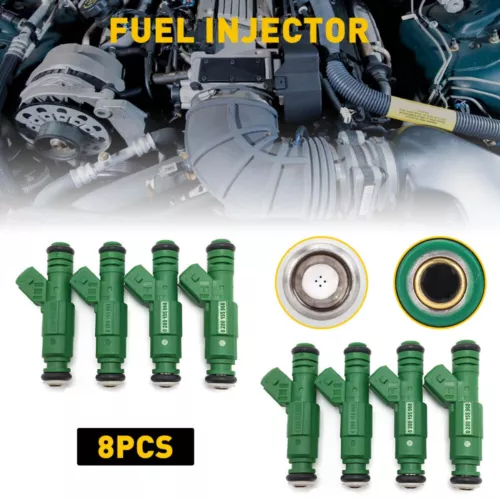 8Pcs OEM 0280155968 Bosch Fuel Injectors For 42lb LS1 LT1 Chevy Ford Mustang - Picture 10 of 13