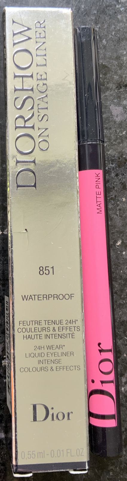 Diorshow On Stage Liner Waterproof Liquid Eyeliner 24H Wear 851 MATTE PINK