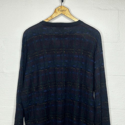 Vintage D’Avila Sweater Knit Crewneck Mens XL Italy Wool/Acrylic - Picture 17 of 18