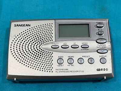 Sangean DT-220 RDS FM Stereo/MW Pocket Size Radio Taschenradio