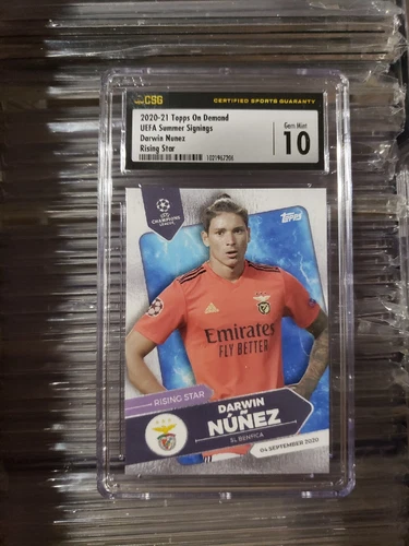 2020-21 Topps On Demand Ucl Summer Signings Darwin Nunez Rc Csg 10