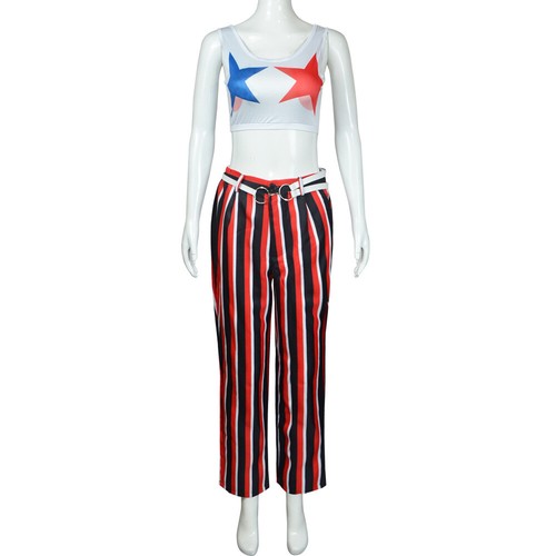 Cosplay Birds of Prey Harley Quinn Jacket Costume Halloween Fancy Dress Suits - Picture 6 of 12