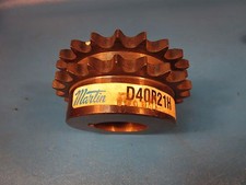 Martin D40B21H 1 3/8, D40B21 H ,40 Chain, 21 Tooth,1 3/8" Finished Bore Sprocket