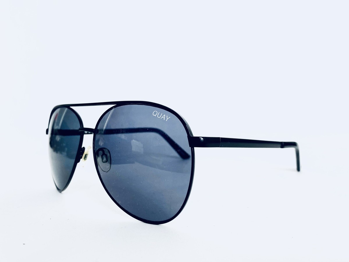 Quay Australia Black Metal Aviator Glasses Vivienne Lens 111  display picture 3