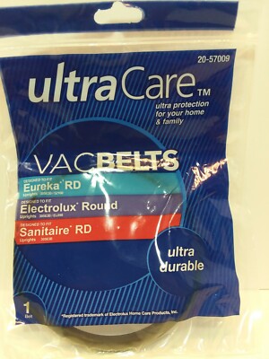 Eureka, Electrolux, Sanitaire Round Canister UltraCare VacBelt #20-57009