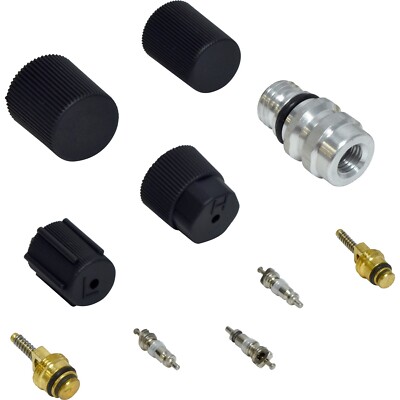 A/C System Valve Core and Cap Kit UAC For 1994-2005 Jeep Grand Cherokee