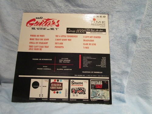 Soft Guitars Mr. "Guitar" and Mr. "Y", Time Records S/2052, Series 2000 - Picture 2 of 2