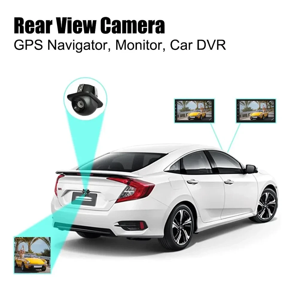 ✅ Caméra De Recul Vue Marche Arrière Voiture Aide Au Stationnement Etanche Auto - Photo 4/4