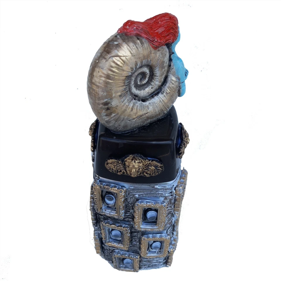 muñeca sirena roble decoración del hogar escultura 3d coleccionismo tarro vintage sirena original Foto 4 de 4