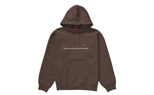 Supreme Shop Small Box Logo Hooded Sweatshirt Chicago Brown Size XXL NEW - 第 1/2 張圖片