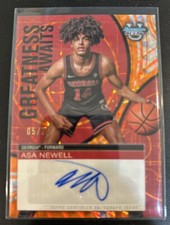 ASA NEWELL  AUTO   05/25  ORANGE GEOMETRIC   2025 BOWMAN BEST U GREATNESS AWAITS