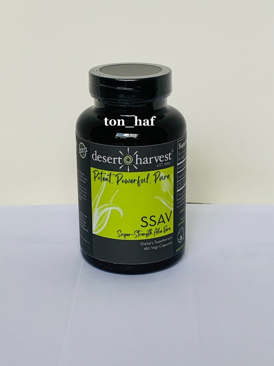 Desert Harvest Super Strength Aloe Vera 180 Vegi Capsules. Bladder support