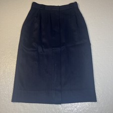 Vintage JH COLLECTIBLES Skirt Size 10 Navy Blue Women