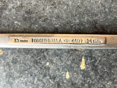 CRAFTSMAN -VA- 44177 13 mm x 14 mm llave métrica tuerca de llamaradas EE. UU. herramienta de mano - Imagen 5 de 6