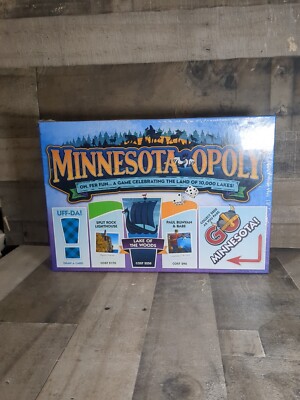 Late For The Sky: Minnesota-Opoly Monopoly Board Game SEALED
