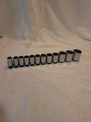 Craftsman 1/2 Drive Shallow 12 point sockets Metric 14mm - 32mm G and V  series