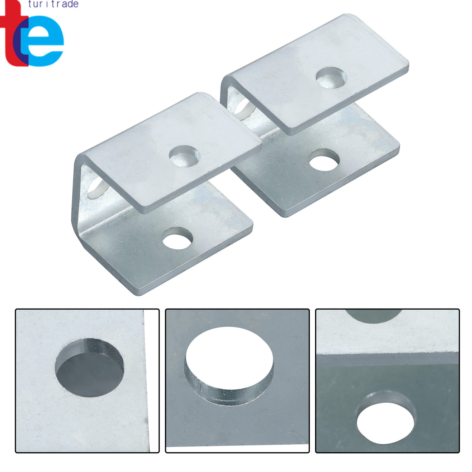 Trailer Leaf Spring Hanger Kit for Double Eye Springs Single Axle Suspension