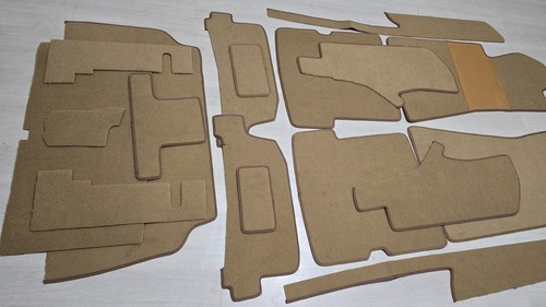 NEW R107 Mercedes Carpet kit for 380SL 450SL 500LS 560SL VELOUR PALOMINO 18 pcs - Bild 19 von 24