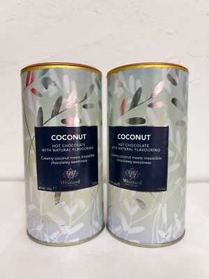 2x Whittard of Chelsea Luxury Coconut Hot Chocolate 350g