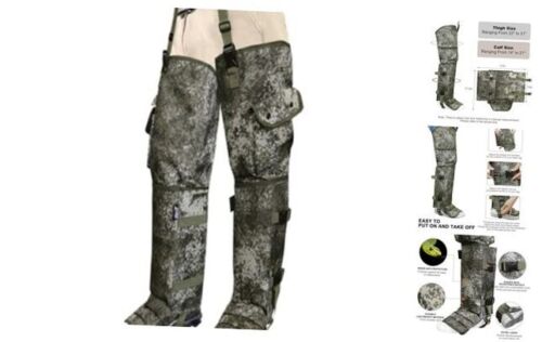 Snake Gaiters, Snake Chaps for Men and Women, Waterproof Snake Camouflage