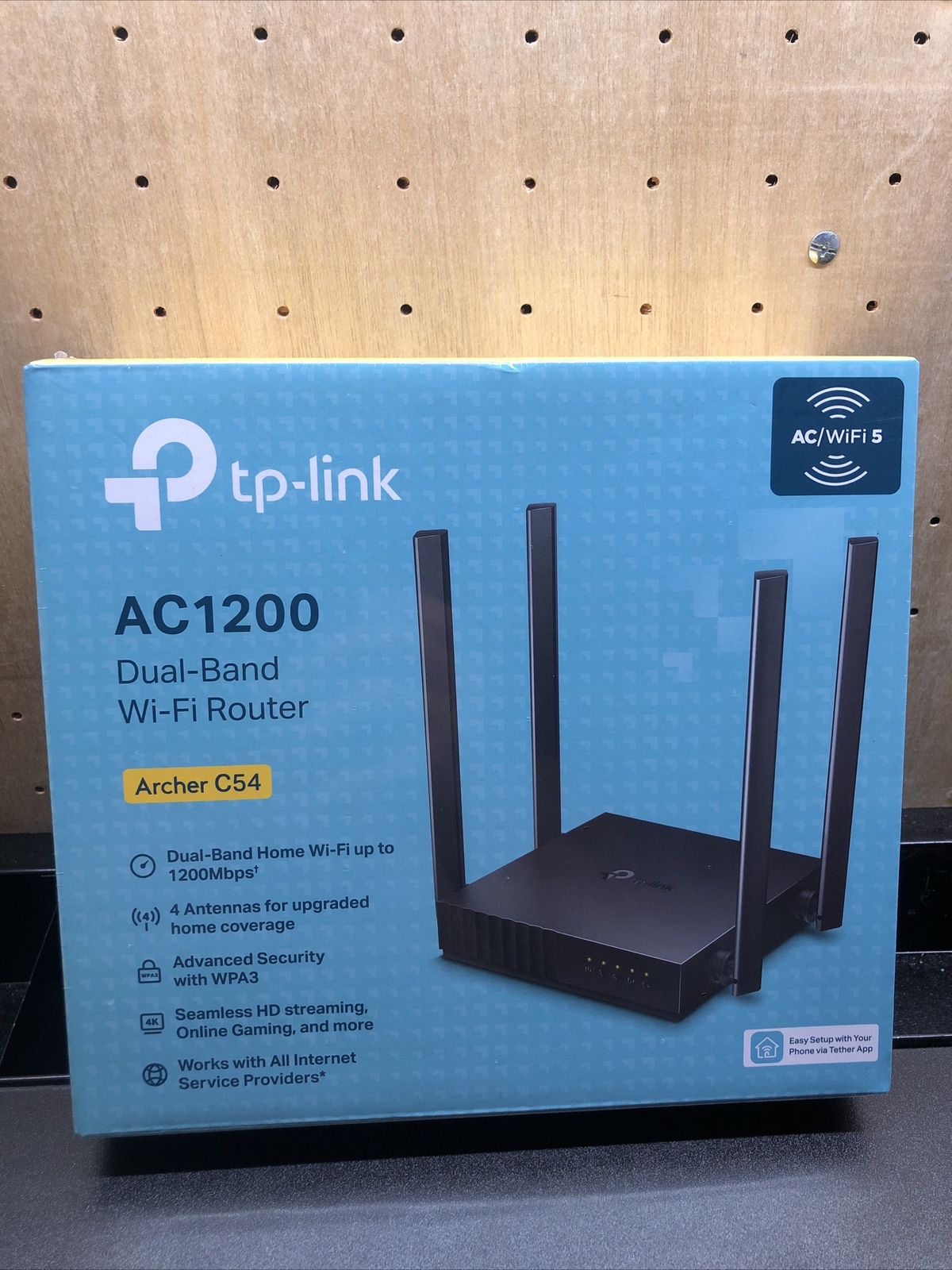 TP-LINK AC1200 Dual Band Wi-Fi Router Archer C54 2.4GHz 300 Mbps (ArcherC54)