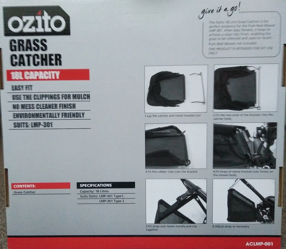 Ozito grass catcher sales