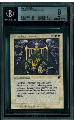 マジック：ザ・ギャザリング MTG Divine Intervention MTG Magic the Gathering Legends Divine Intervention BGS 9 (8.5,9