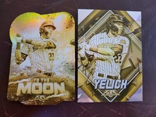 2022 Topps Fire Christian Yelich Gold 