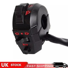 Universal Motorcycle 7/8"Handlebar Motorbike Switch Gear Control Light Indicator