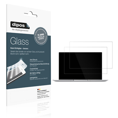 2x Schutzfolie für Huawei Matebook 14 (2024) 53014APH 9H Folie dipos Glass