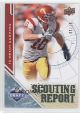2009 Upper Deck Draft Edition Scouting Report Platinum 7/10 Brian Cushing 0b5