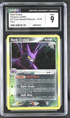 Dark Crobat graded CGC 9 for sale on eBay