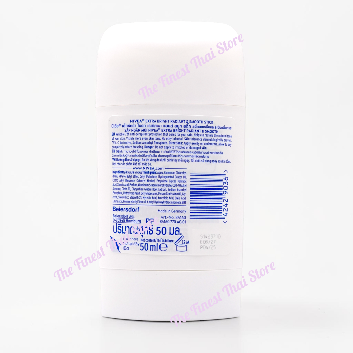Nivea Extra Brightening Deo Stick Anti-Perspirant Underarm Deodorant 50ml x2, $19.30