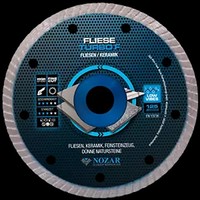 Diamant Trennscheibe 125 Mm Fliese Turbo F SegmenthöHe 8 Mm Nozar Keramik