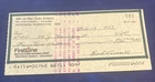1973 BASEBALL SIGNED EARLY AVERILL (HOF) SIGNED  PERSONAL CHECK~FIRSTLINE SLWA.