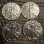 4 2020 American Silver Eagles 1 OZ, .999 FINE