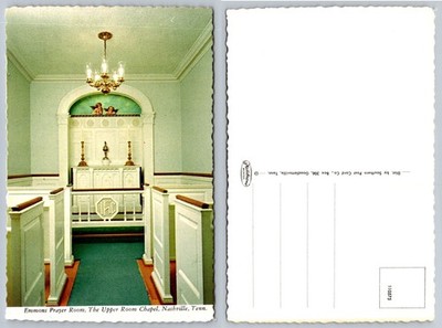 Nashville TN Upper Room Chapel Emmons Prayer Room Plastichrome Postcard
