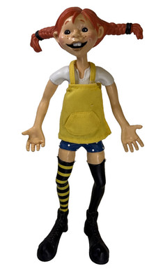 Pippi Langstrumpf - Biegepuppe - Friedrich Oetinger SELTEN ca. 30cm A. Lindgren