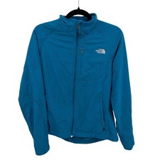 The North Face Women's L Apex Bionic Jacket Teal Floral Soft Shell Lightweight