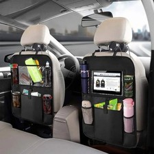 Car Backseat Organizer with Tablet Holder Storage Pockets