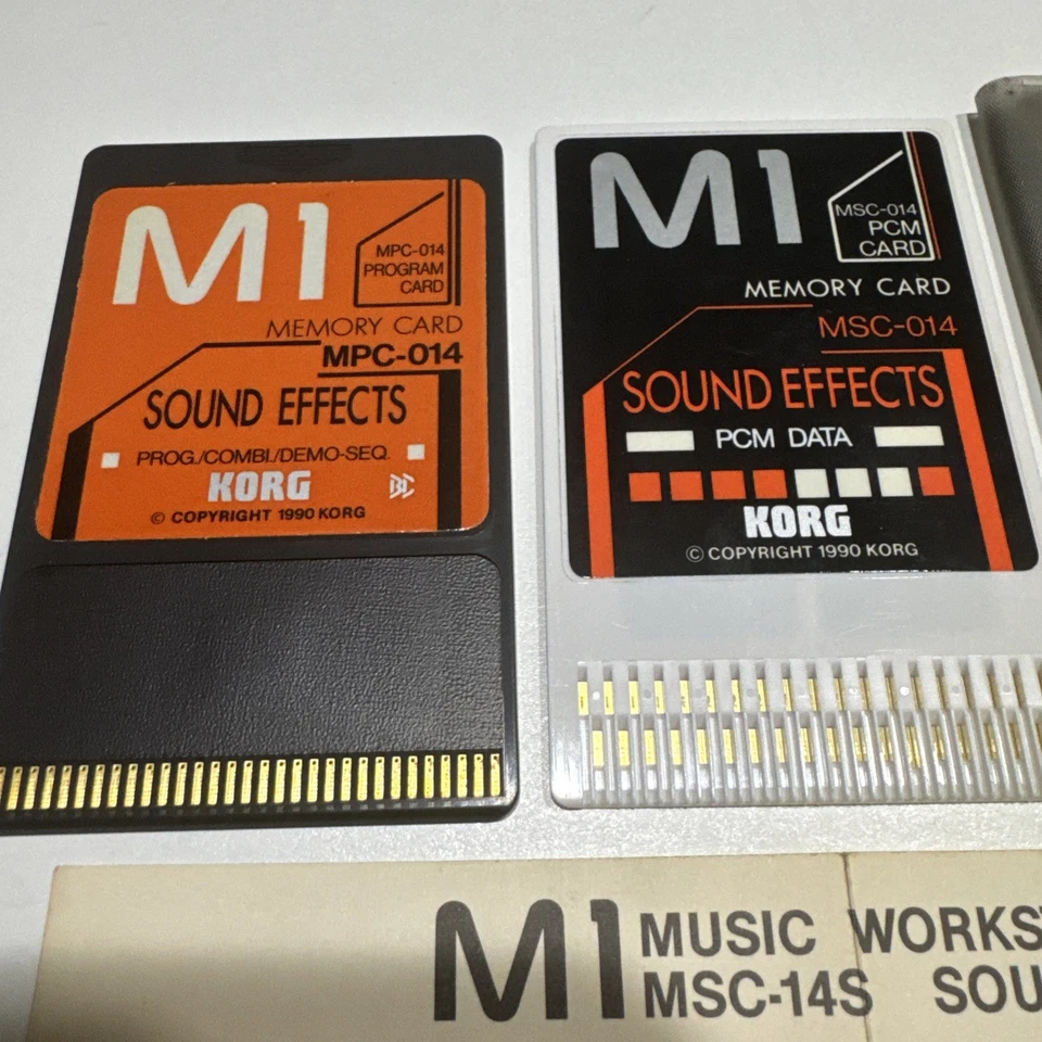 M1 MSC-014 PROGRAM CARD & PCM CARD CASE AND LIST Included. EXC Condition RARE - Image 2 of 4