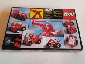 LEGO Technic 8030 Universal Building Set Pneumatic Box Instructions Original Box 1982