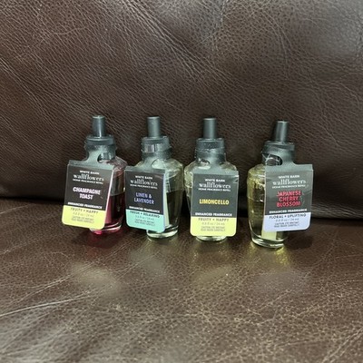 Lot Of 4 White Barn Wallflower Fragrance Refill Assorted.