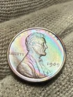 1909 VDB Philadelphia Mint Copper Lincoln Lustr UNC++Wheat Cent High Grade Toned