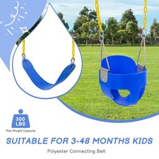 Toddler Swing, Baby Swing Outdoor, Heavy-Duty High Back Full Bucket