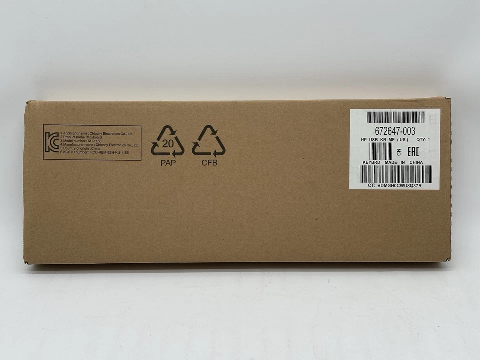 HP 672647-003 USB Keyboard-Black - Image 4 of 4