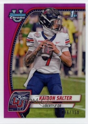 2024 Bowman U Chrome Fuchsia Refractor 86/150 Kaidon Salter #111 p8v